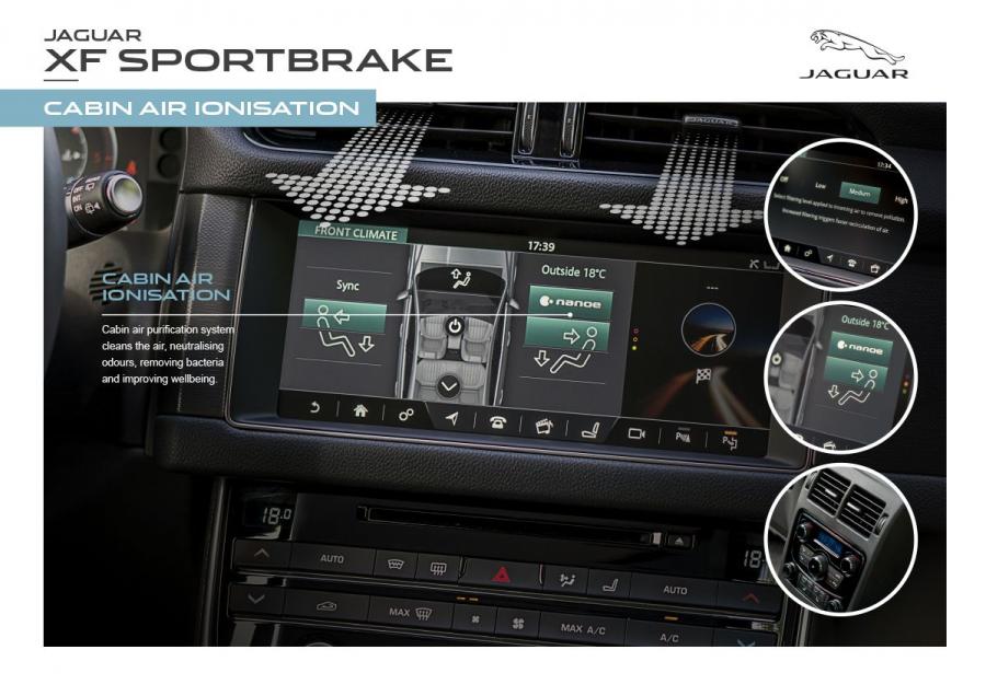 Детали интерьера Jaguar XF 2.0d Sportbrake 2017 года  (WW) (фото 41 из 47)
